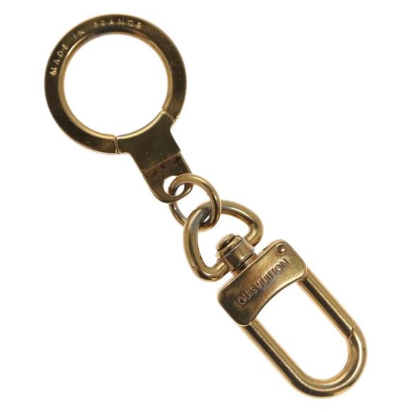 LOUIS VUITTON Anneau Cles Key Holder Metal Gold Tone M62698...